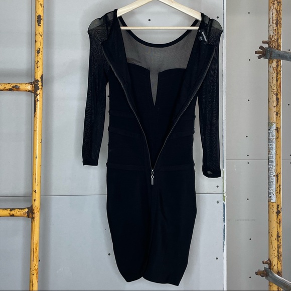 Bebe Bodycon Bandage Mini Dress - Picture 9 of 11